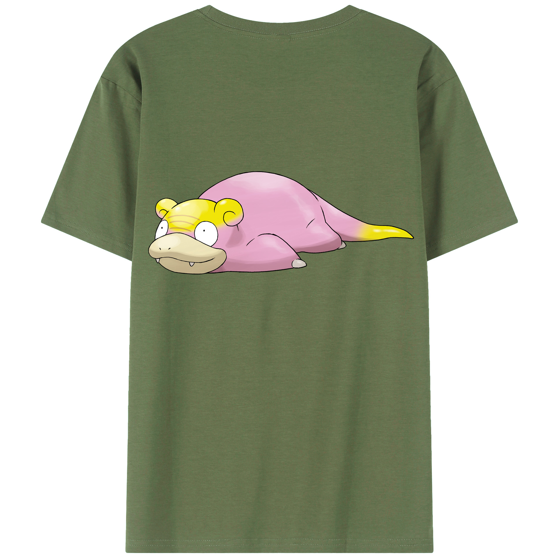 （画像用） ポケットモンスター Pokémon 綿100％ メンズ半袖Tシャツ（バックプリント） 通気性